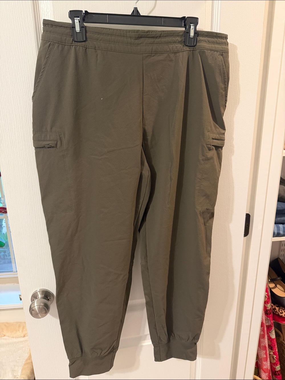 The North Face Olive Green Lightweight Track Joggers